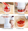 Procesadora Cortador Picadora Verduras Fruta Manual Calidad 3