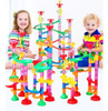 Bloco De Construção Do Conjunto Kids Marble Run Race De 133 3