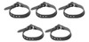 Braçadeira De Borracha, 5 Peças, Preta, Multifuncional, Port 2