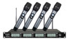 Microfono Inalambrico Frec.variable Uhf Profes. Base X4 Mano 0