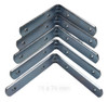 Escuadra  De 76mm X 76mm Reforzado Galvanizado X 12 2