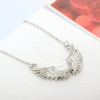 Par Ala Del Ángel 925 Plata Esterlina Moda Joyería Collar Ga 1