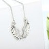 Par Ala Del Ángel 925 Plata Esterlina Moda Joyería Collar Ga 2