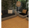 Kit 10 Deck Madeira Modular 35x35 Natural Área Int E Ext 7