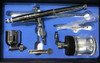 Aerografo Profesional 360º Con Copa Y Frasco Doble Accion 4