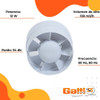 Extractor De Aire 4  100 Mm En Línea Baño/cocina Gatti Ven. 4 Extractor De Aire 4  100 Mm En Línea Baño/cocina Gatti Ven. 4