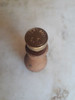 Antiguo Matasellos De Bronce Y Madera,8 Cm Alto 0