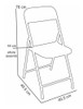 Cadeira De Ferro Dobrável Açomix 3