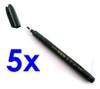 5 X Cebra Caligrafía China Cepillo Freeship Nueva Pluma (med 2