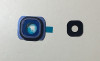 2 X Lente De Cristal De Cámara De Trasera Oem Azul Cover Par 2