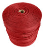 Bobina Corda Fio 6mm Trançada Polietileno - Vermelho 1