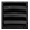 Rejilla De Ventilacion 40x40 Fija - Retorno Negro 0