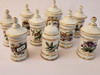 Frascos De Farmacia Antiguos, De Porcelana. Son Nueve 0