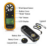 Anemómetro Digital Portátil De Lcd Viento Velocidad Medidor 4