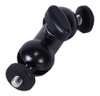 Adaptador Ballhead Duplo Magic Arm Rosca 1/4 Polegada Duplo 3