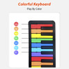 Teclado De Piano Hand Roll 47 Pianos Para Iniciantes, Digita 3