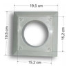 Rejilla De Ventilación 15x15 Aprobada Con Marco 4