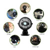 Stillcool Pequeño Ventilador Portátil Con Baterías, Clip Per 4