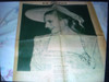 Antiguas Láminas -posters De Eva Perón Año 1952 La Nacion 1