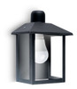 Farol Colonial De Pared Exterior Interior Recto Metal Vidrio 0
