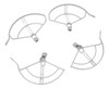 Rc Propeller Guard, 4 Unidades De Lâminas Isoladas Leves De 4