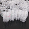 400 Caixas De Moedas De Plástico Transparente, 32 Mm 5