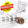 Gancho Para Estanteria De Tablero Panel 25cm X 12 Ganchos 2