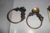Aro Aros Arito Diseño Moda Bijouterie Dorado Pendiente 2