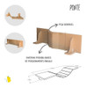 Playground P/ Gato De Parede (kit Premium Artesanal) 4