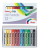 Giz De Cera 12 Cores Pastel Oleoso Pentel 0 Giz De Cera 12 Cores Pastel Oleoso Pentel 0