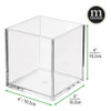 Organizador Cosmético Cuadrado Apilable Mdesign Para Baño, D 3