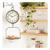 Creative Co-op Da Reloj De Pared Decorativo Blanco De La Es. 5