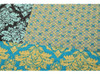 ~? Tache 3 Piezas De Caída Damasco Turquesa Reversible Colch 4
