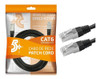 Cabo De Rede Blindado 5m Ethernet Rj45 Cat6 Preto 5 Metros 0