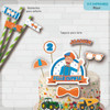Kit Imprimible Personalizado Cumpleaños Blippi Candy Bar 5