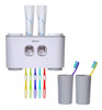Dispensador De Pasta De Dientes Y Porta 5 Cepillos Calidad 2