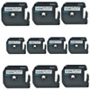 10pk Mk131 M-k131 Negro Sobre Cinta Etiqueta Clara Para Brot 0