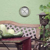 Reloj Exterior Verde Con Termómetro, 8.5  Quot; 3
