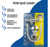 Válvula Temporizada Flexível Cromada Para Mictório Blukit 3