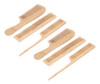 Conjunto De Pentes Para Modelar Cabelo, 6 Peças De Bambu Par 1
