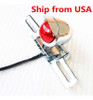 Luz De Freno De Cola Cromo Moto Bala Para Harley Honda Kawas 1