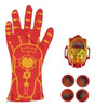 Brinquedo Infantil Luva Homem De Ferro Lança Disco Iron Man 0