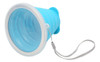 Copo De Viagem Dobrável Azul De 270 Ml De Silicone De Qualid 3