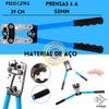 Kit Alicate Crimpador Terminal + Terminais De Cobre 3