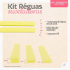 Kit Rolo Para Abrir Massa De Biscuit Regua Niveladora C/7 Pc 2
