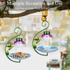 Mumtop Hanging Bird Bath - Baños Para Pájaros Al Aire Libre, 2