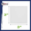 Bastidores De Lienzo C/imprimacion Profesional 7.6x7.6cm 24u 2