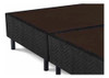 Cama Box Base Universal Queen  Suede Black (158x198x20) - C 4