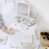 Tocador Infantil Con Banco En Madera Con Accesorios Nunukids 6 Tocador Infantil Con Banco En Madera Con Accesorios Nunukids 6