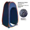 Carpa Baño Vestidor Autoarmable Para Inodoro Portátil 5